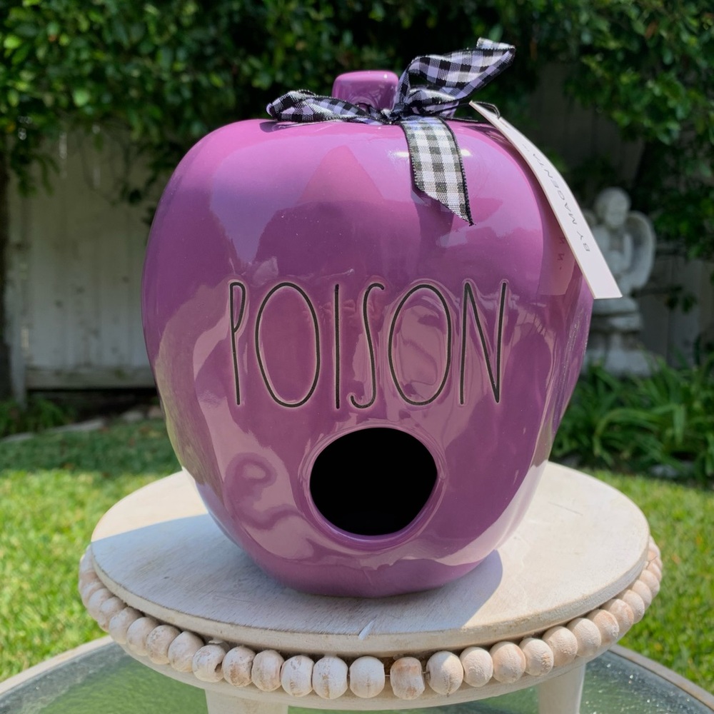 Rae Dunn ’Poison’ Halloween Apple Birdhouse